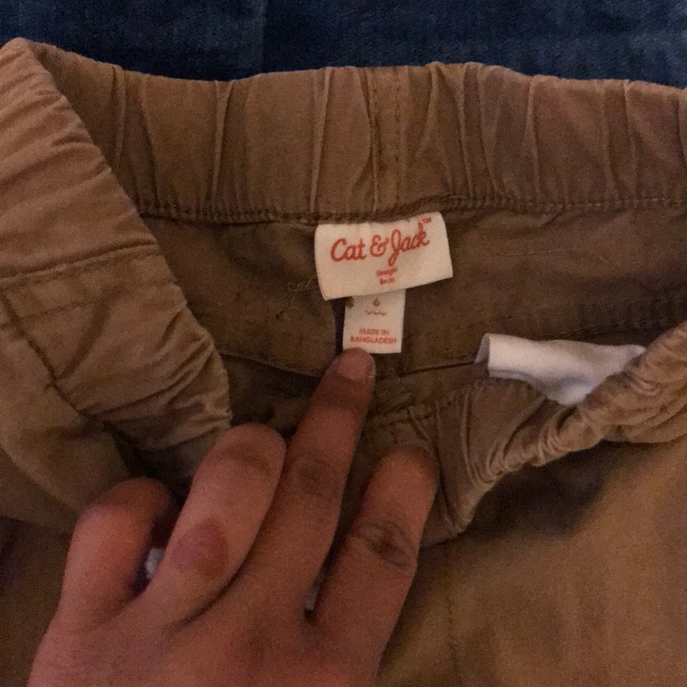 Cat and Jack size 6 brown jogger